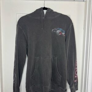 Liquid Death graphic grey hoodie
